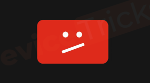 YouTube, il simbolo che appare quando il video viene rimosso o non è più disponibile.
